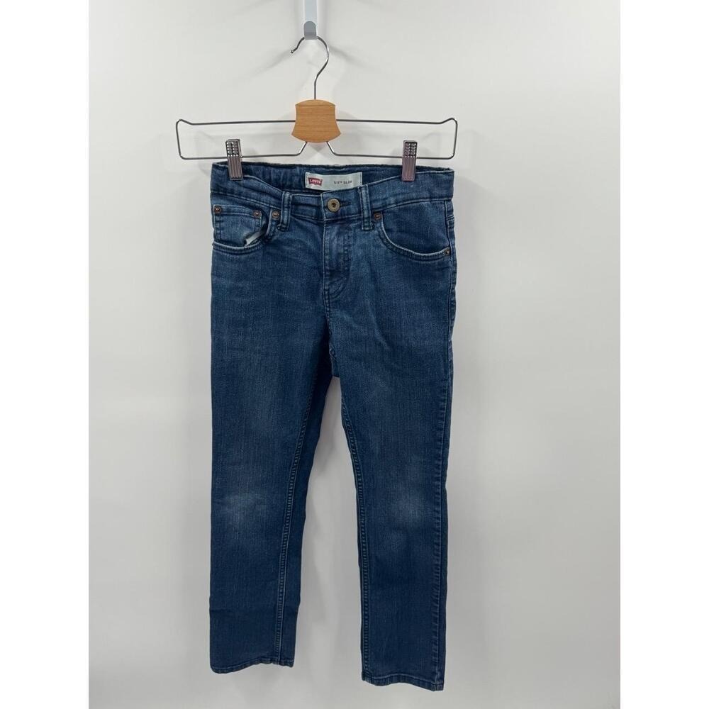 Levi's 511 Slim Fit Jeans‎ Boys Denim Blue Adjustable Waist 12R